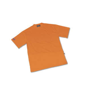 camiseta_basica_oversize_parchados_naranja_frontal_angulo