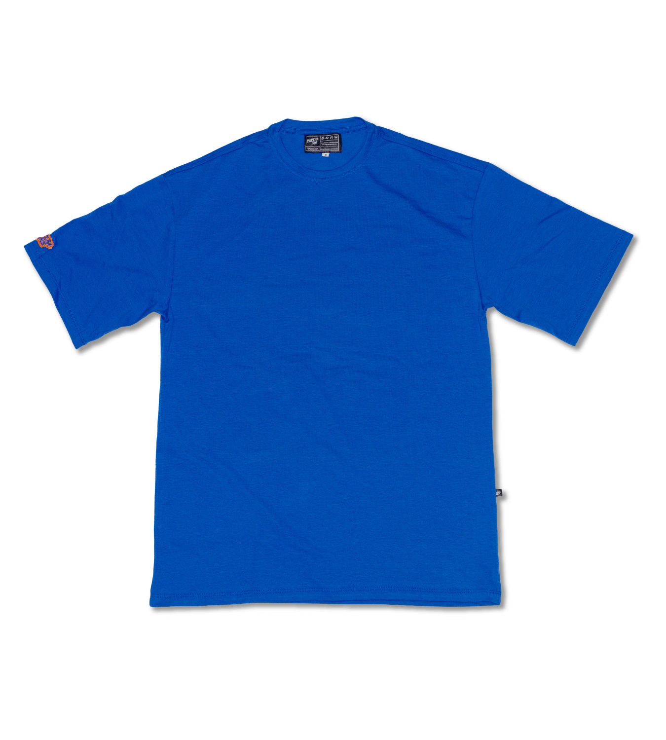 camiseta_oversize_basica_azul_rey_parchados_frontal